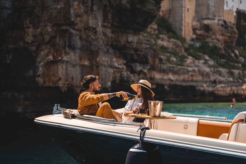 Picture 3 for Activity Polignano a Mare: Private Cruise with Champagne