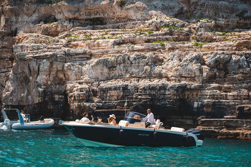 Picture 9 for Activity Polignano a Mare: Private Cruise with Champagne