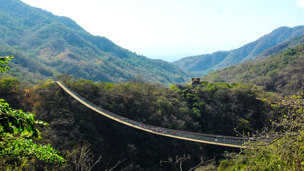 Jorullo Bridge seen from afar