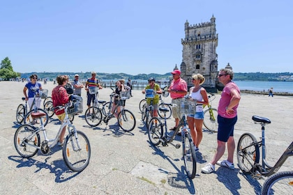 Lisbona: Tour in bicicletta delle luci del lungofiume in olandese