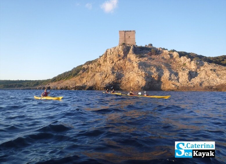 Picture 6 for Activity Porto Selvaggio kayak tour + cliff diving + cold springs