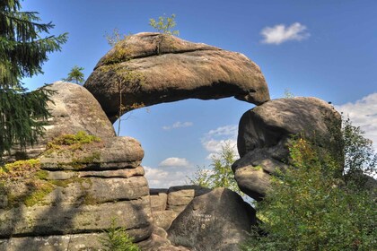 Dagtocht van Wroclaw naar Rock City in Adrspach en kasteel Ksiaz