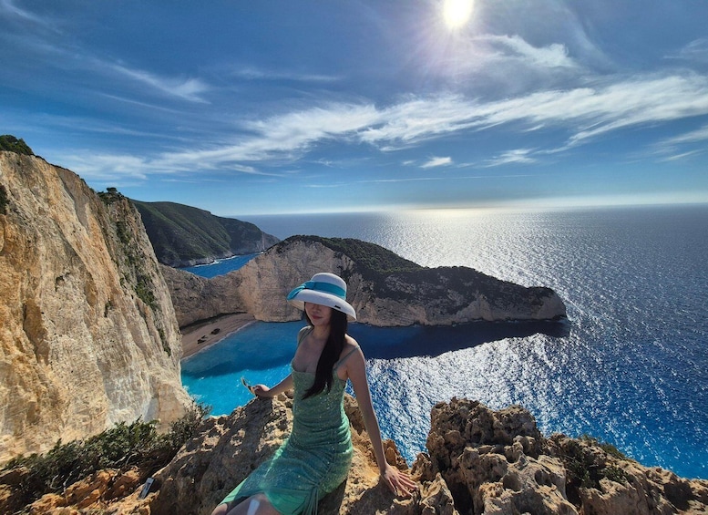 Picture 27 for Activity Zakinthos: Shipwreck Beach and Blue Caves Land and Sea Tour