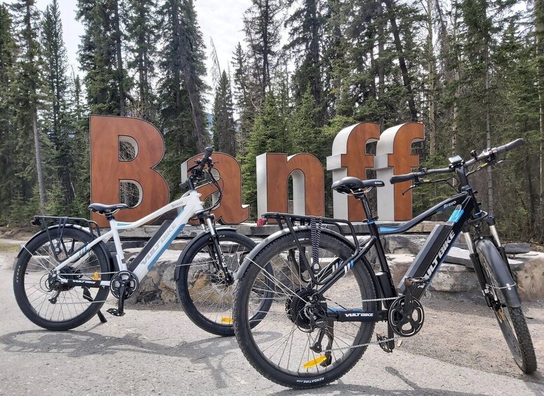 Picture 1 for Activity Banff: Bow River E-Bike Tour and Sundance Canyon Hike