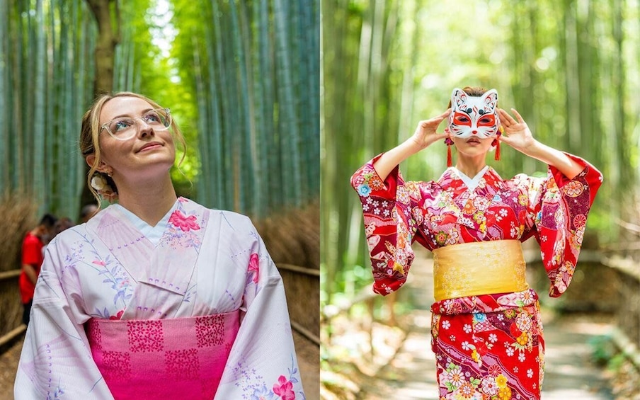 Arashiyama: Photoshoot in Kimono and Bamboo Forests