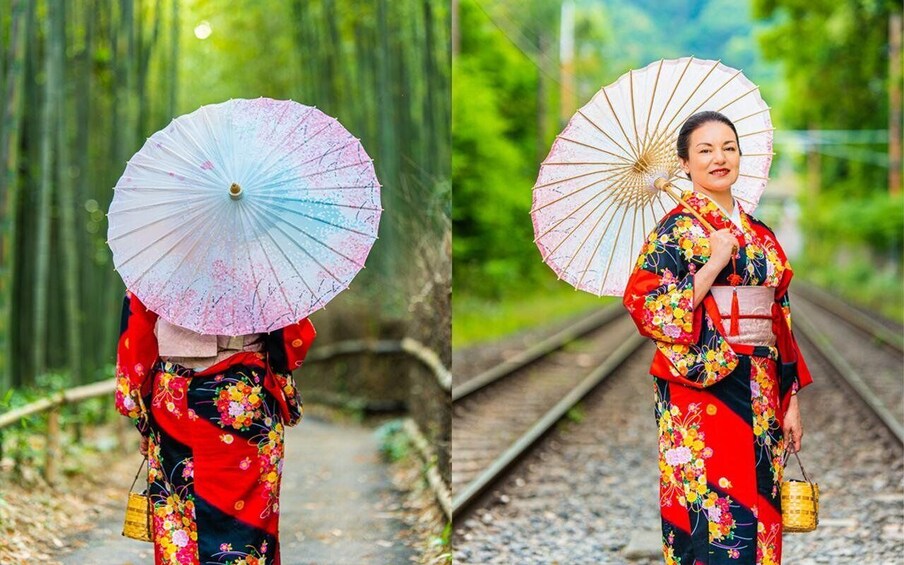 Picture 4 for Activity Kyoto: Private Photoshoot Experience in Arashiyama Bamboo