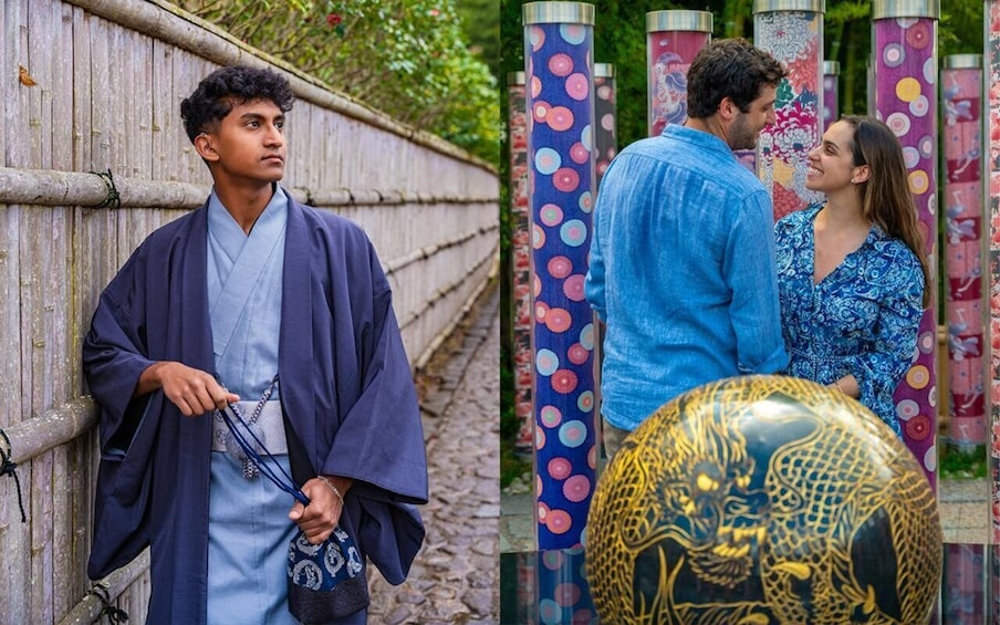 Picture 1 for Activity Arashiyama: Photoshoot in Kimono and Bamboo Forests
