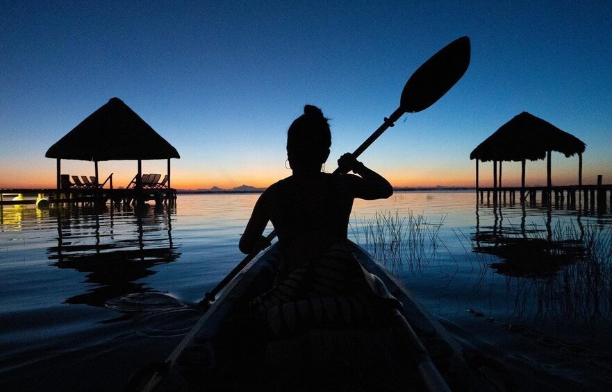 Picture 2 for Activity Bacalar: Full Day Kayak Rental in the Lagoon of Seven Colors