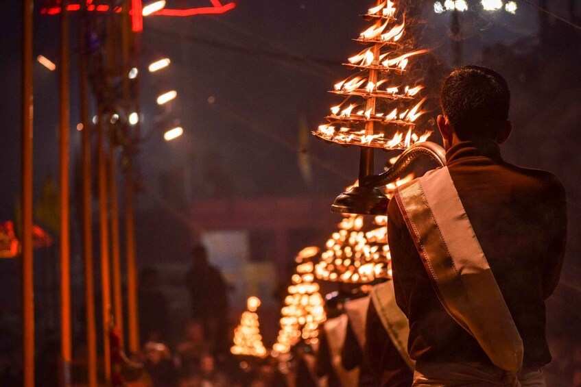 From Delhi: Agra with Varanasi Ganga Aarti with Boat Ride