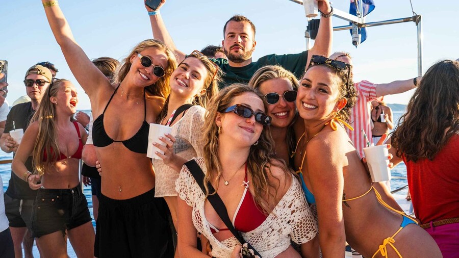 Split: Blue Lagoon Boat Party with Slide, Dj and After Party