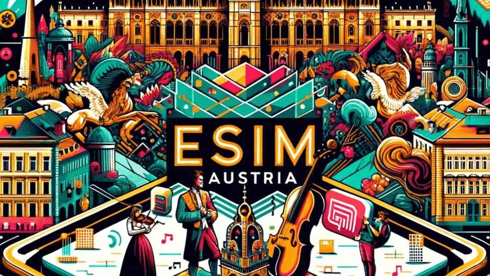 E-sim Austria Unlimited Data 30 days
