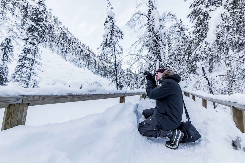 Picture 9 for Activity From Rovaniemi: Frozen Waterfalls of Korouoma Full-Day Tour