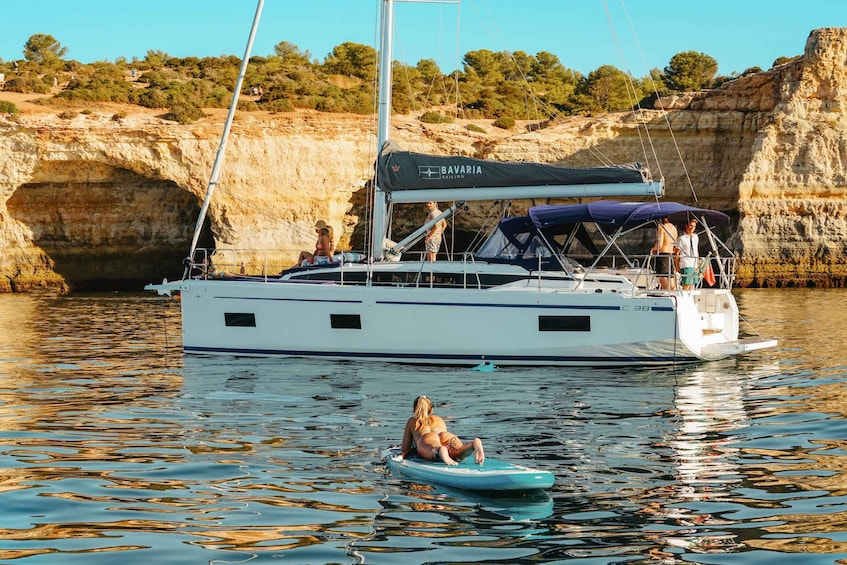 Portimao: Sunrise Luxury Sail-Yacht Cruise