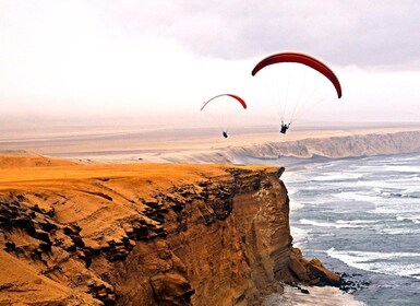 Paragliding Adventure: Soaring Over Paracas Reserve