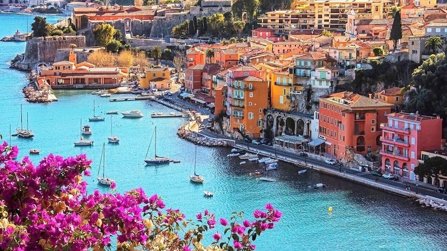 French Riviera East Coast Between Nice and Menton
