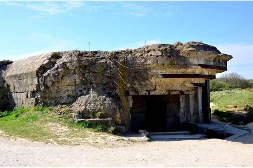 POINTE DU HOC NORMANDY GERMAN BUNKER