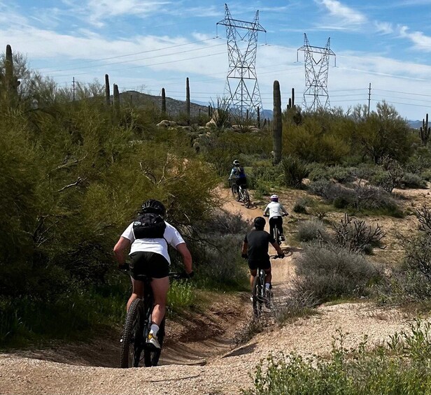 Scottsdale, AZ Private Guided Desert Mountain Bike Tours