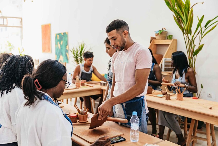 Picture 3 for Activity Marrakech: Pottery Workshop with Moroccan Tea