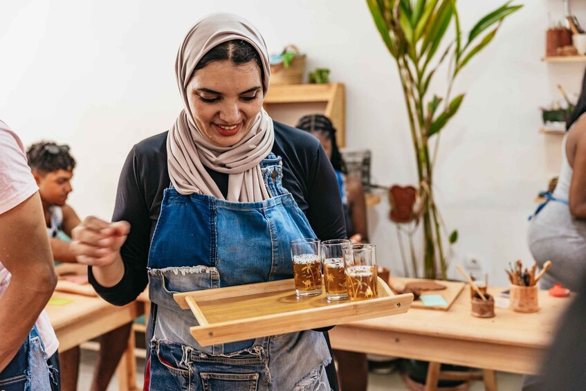 Picture 2 for Activity Marrakech: Pottery Workshop with Moroccan Tea