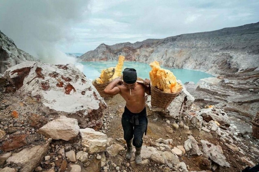 Picture 3 for Activity From Banyuwangi: Kawah Ijen Blue Flame Group Tour