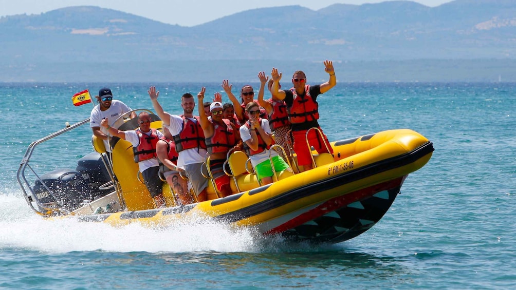 Picture 2 for Activity Alcudia: Speedboat Tour of Northern Mallorca & Hotel Pickup