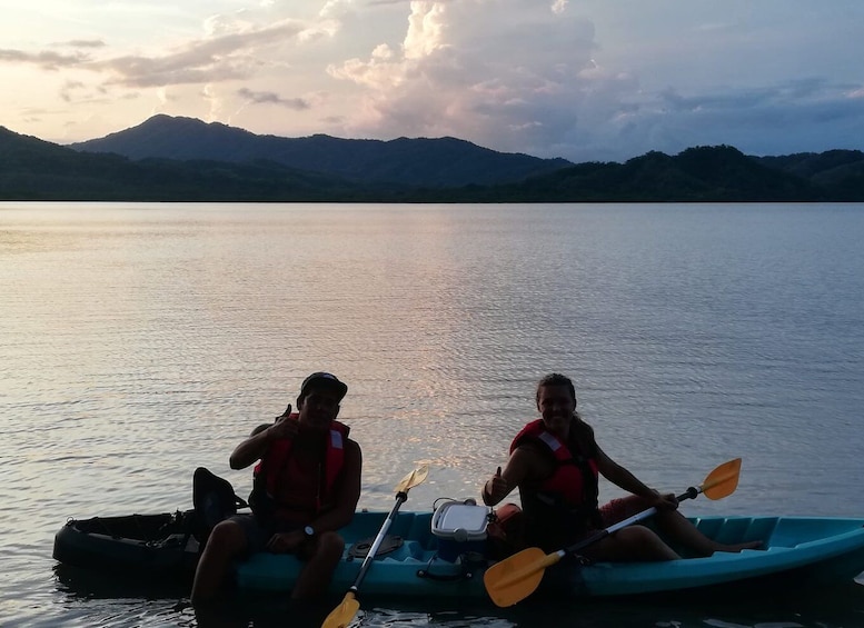 Picture 2 for Activity Paquera: Sunset and Bioluminescence Evening Kayaking Tour