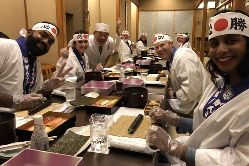 Picture 3 for Activity Tsukiji Fish Market Visit with Sushi Making Experience