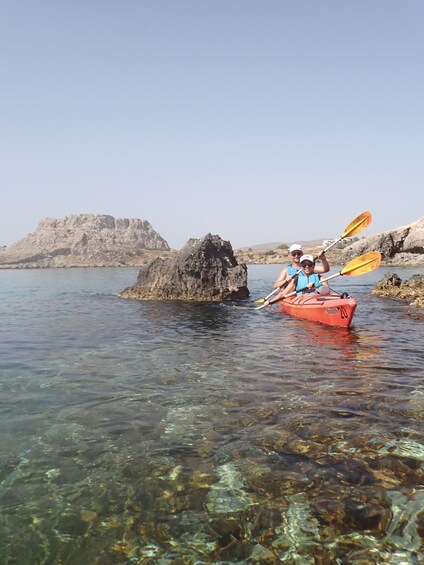 Picture 14 for Activity Rhodes: Sea Kayak Adventure to the Red Sand Beach