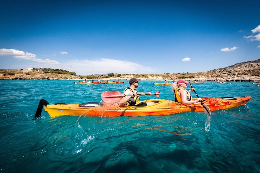 Picture 4 for Activity Rhodes: Sea Kayak Adventure to the Red Sand Beach