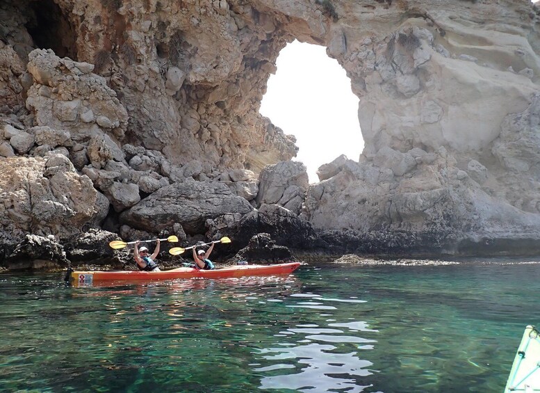 Picture 19 for Activity Rhodes: Sea Kayak Adventure to the Red Sand Beach