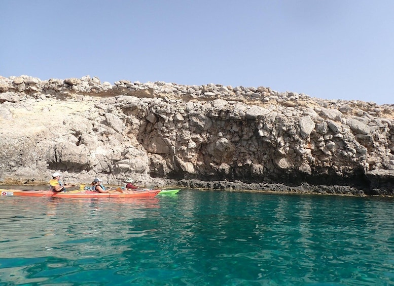 Picture 13 for Activity Rhodes: Sea Kayak Adventure to the Red Sand Beach
