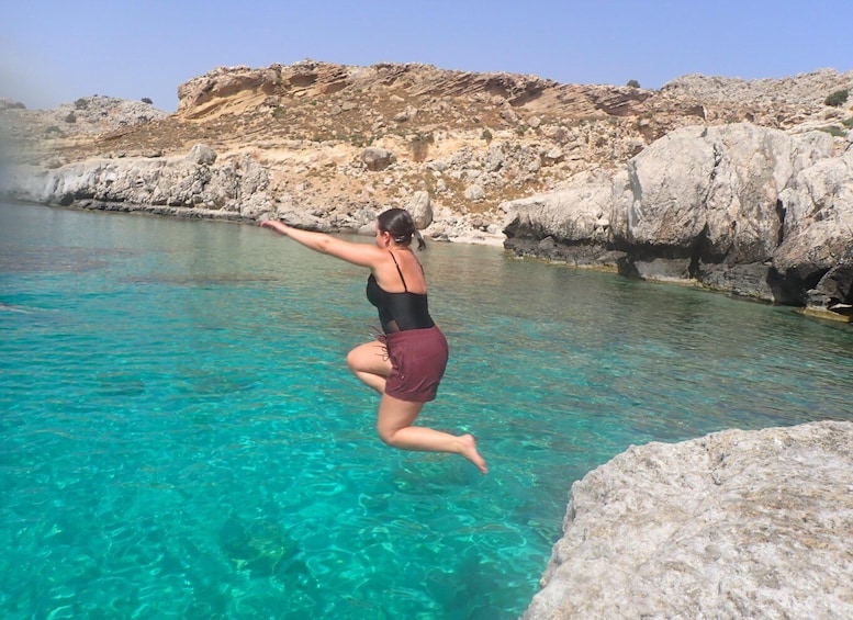 Picture 18 for Activity Rhodes: Sea Kayak Adventure to the Red Sand Beach