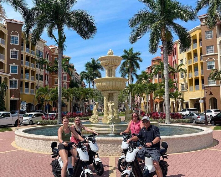 Picture 1 for Activity Naples Florida: Downtown Electric Moped Tour