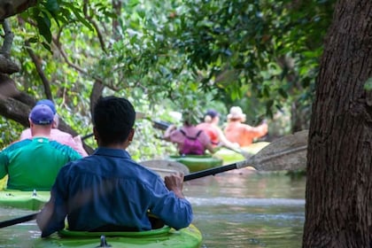 Kayaking on the lake & floating village