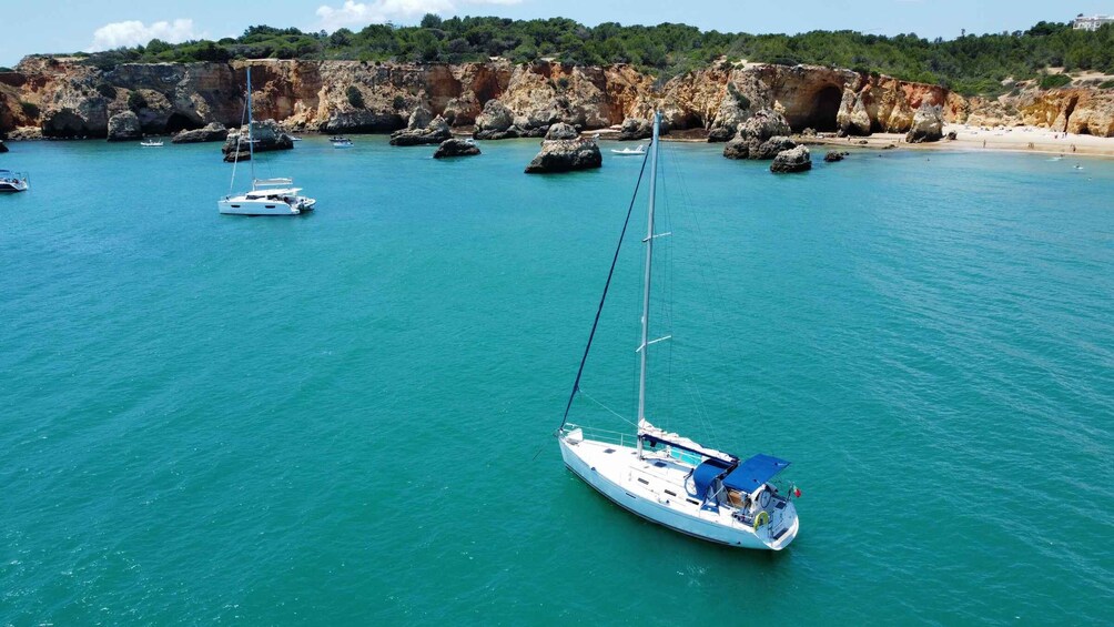 Picture 10 for Activity Portimão: Private Sailing Boat Tour with Local Wine