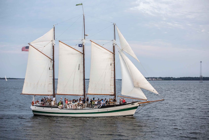 Picture 2 for Activity Charleston: Schooner Sailing Harbor Tour & Dolphin Watch