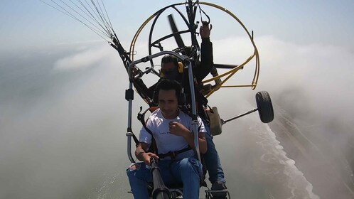 Lima: Paragliding Flight Over Costa Verde Districts