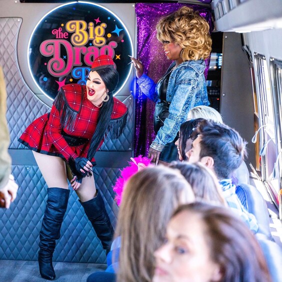 Picture 2 for Activity Nashville: Drag Queen Party Bus w/Games, Dancing & Drag Show