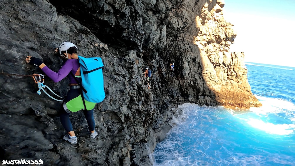 Picture 2 for Activity Agaete: Gran Canaria Coasteering Tour with Snorkeling