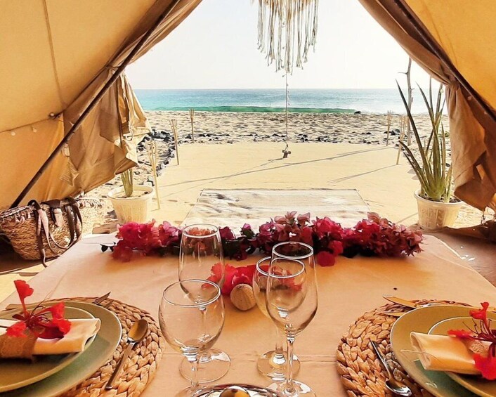 Picture 1 for Activity Romantic Sunset Experience with Glamping Gold Pack