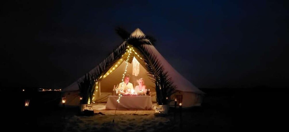 Picture 3 for Activity Romantic Sunset Experience with Glamping Gold Pack
