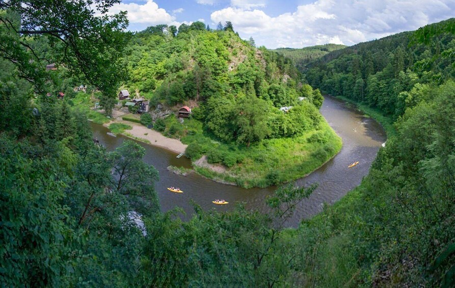 Picture 1 for Activity From Prague: Sazava River Canoe Day Trip for All Levels