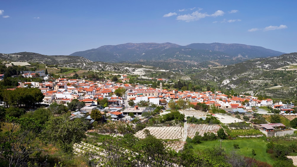 View of village in Cyprus