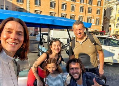 Rome: Sunset Tour by Golf Cart with Local Guide and Gelato