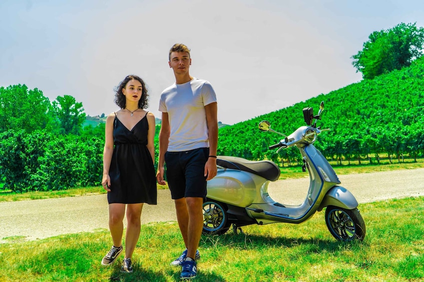 Picture 3 for Activity LANGHE: Vespa tour with a delicious Barolo wine tasting