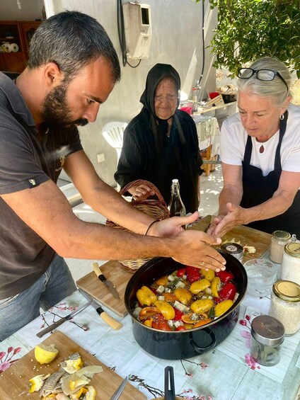 Melanes: Naxos Perivoli Farm & Cooking Class with Wood Fire