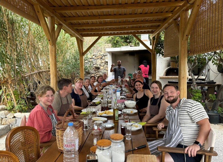 Melanes: Naxos Perivoli Farm & Cooking Class with Wood Fire