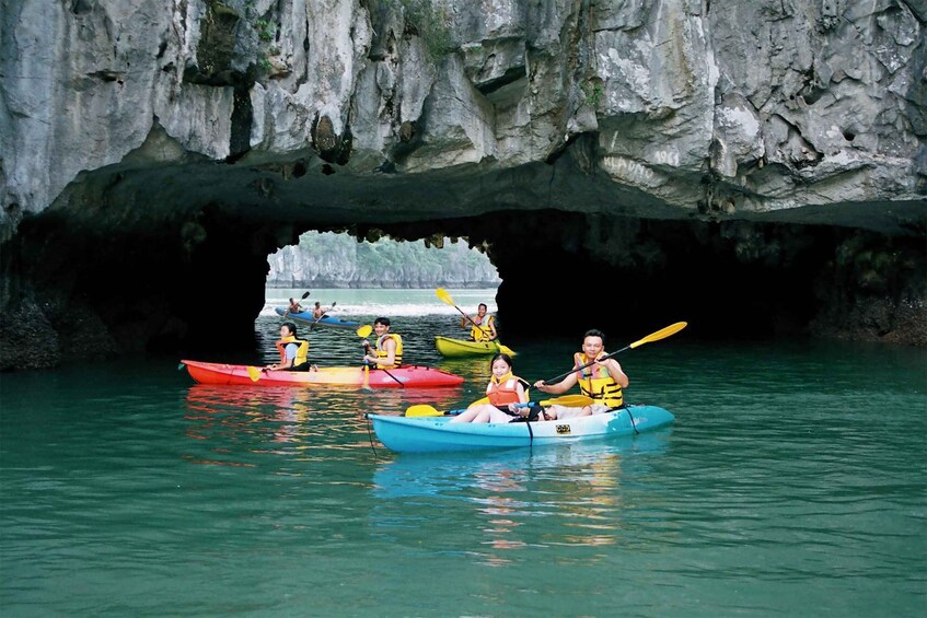 Picture 6 for Activity From Hanoi: Halong Bay 1 Day Trip Visit Cave, Island, Kayak