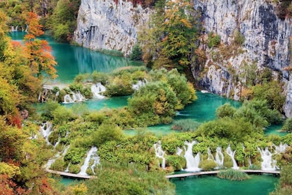 Au départ de Zagreb : Visite privée d'une journée des lacs de Plitvice