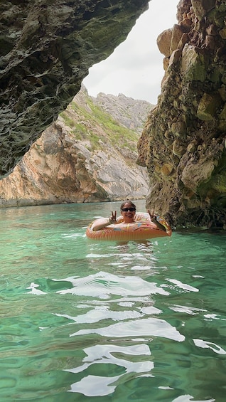 Picture 2 for Activity Grama Bay: Caves & Beaches Private Speedboat Guided Tour